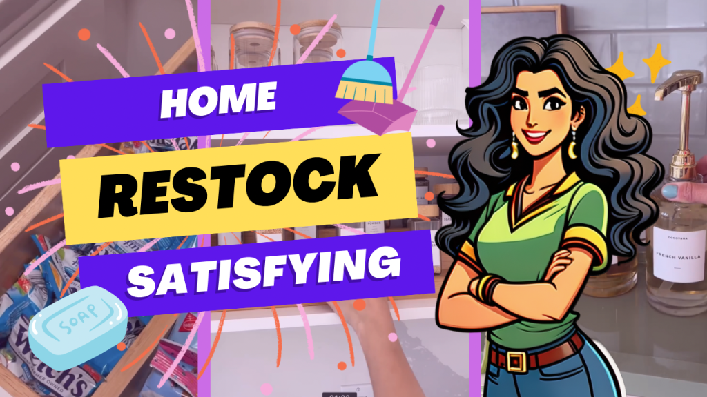 ASMR 🥫🥐Restock and Refill Organizing 🍬🍫 🍓🍭 Satisfying storage🍓🍭 No&nbsp;Music