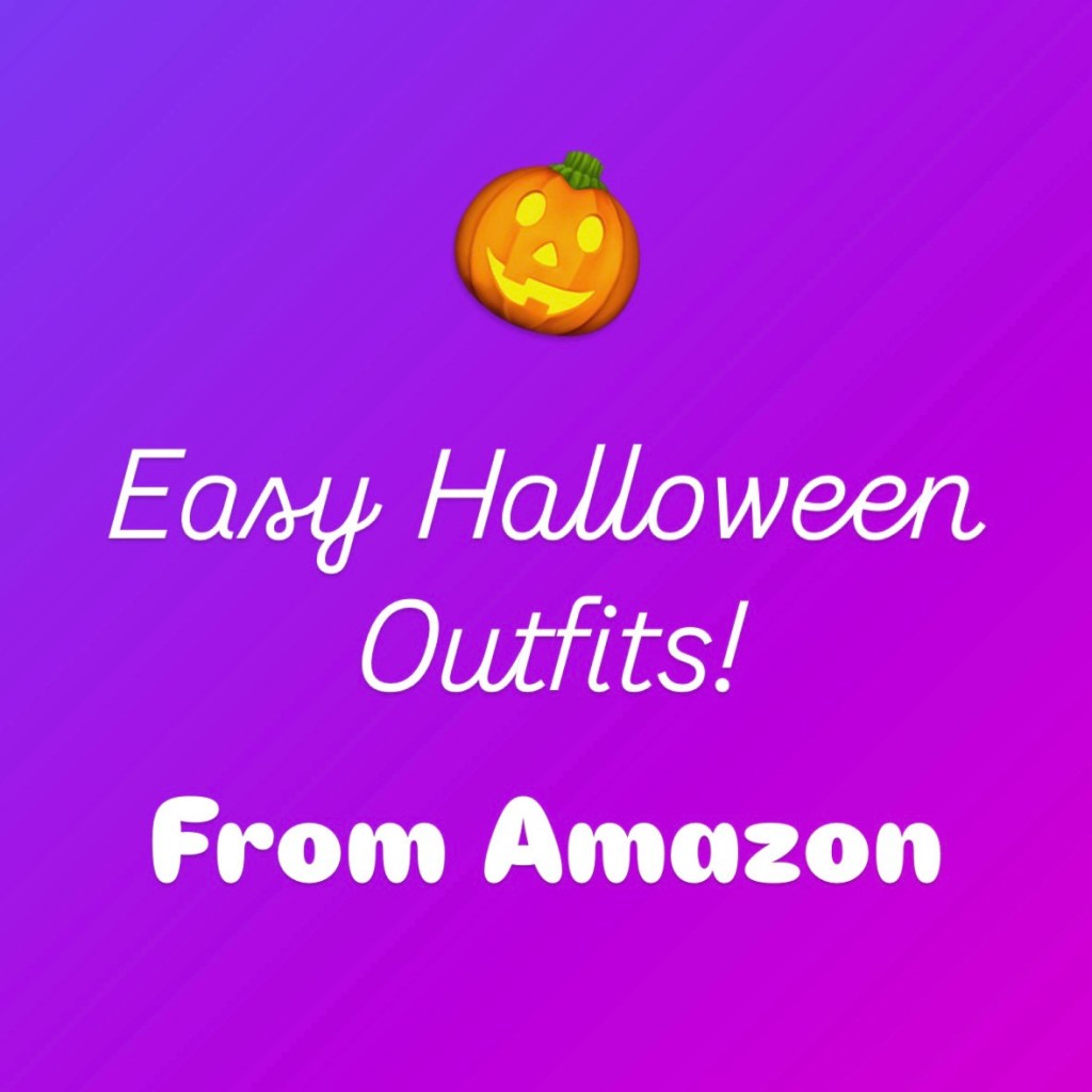 Easy Halloween outfits from&nbsp;Amazon!